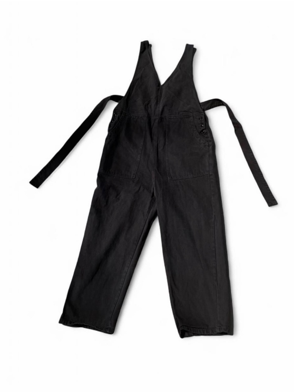 Alex Mill Black Utility Cotton Jumpsuit